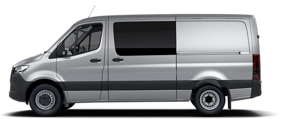 Mercedes cargo van freight broker