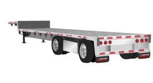 Step deck carrier freight trailer dimensions
