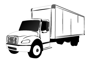 Straight truck freight trailer dimensions